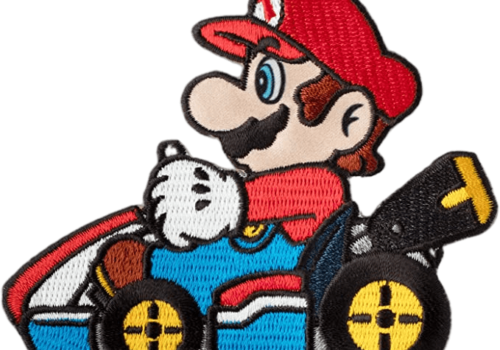 Nintendo Mario Kart Applique Clothing Iron On Patch