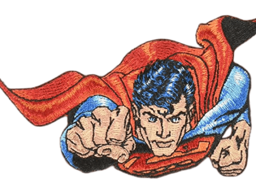 Superman Flying Patch